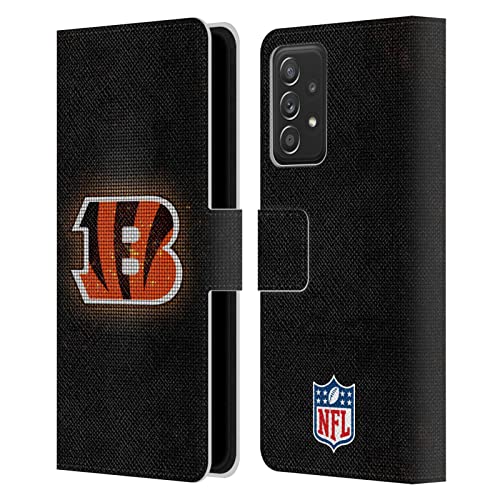 Coque Samsung A53 5G NFL Cincinnati Bengals étui portefeuille cuir protection