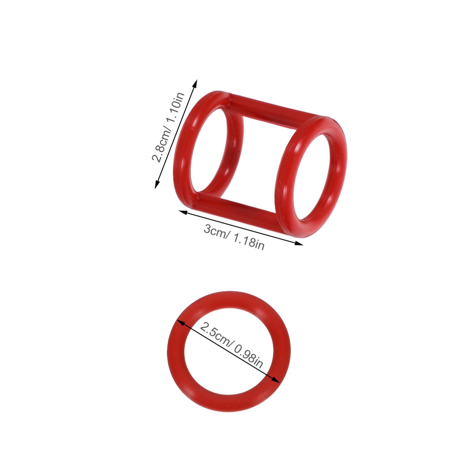 Anello di Tenuta per Gelatiera 13 Pezzi in Silicone Marrone