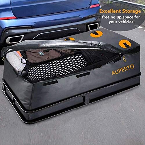 20.5 Cubic Feet Hitch Rack Cargo Carrier Bag - 61.4x24x24 Hitch Mount Cargo Bag Waterproof