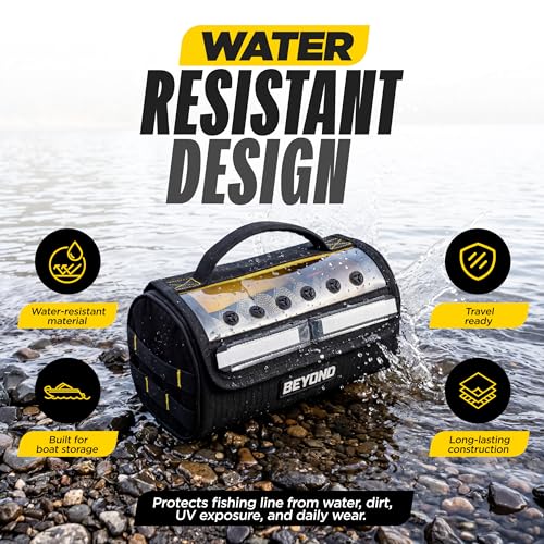 Bolsa de almacenamiento para línea de pesca Beyond Braid con dispensador de carrete incorporado miniatura 6