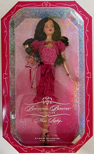 Birthstone Beauties Barbie African-American Miss Ruby July L7579