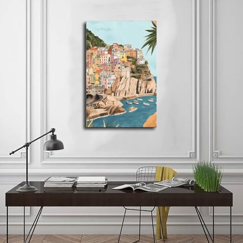 Poster Cinque Terre pour décoration de chambre à coucher moderne - 3