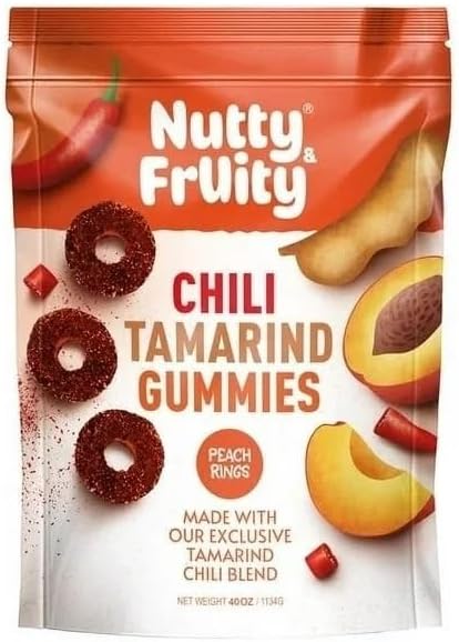 Nutty and Fruity Nutty & Fruity Chili Tamarind Spiced Gummies, 40 oz, 2.5 lb, 1134 g