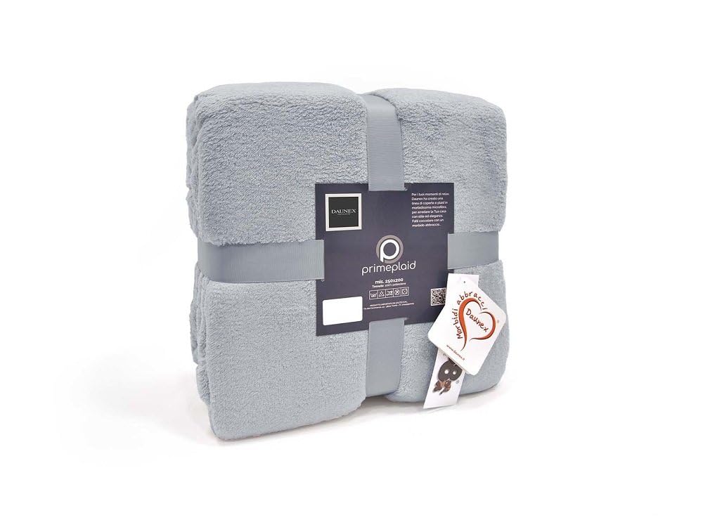 Daunex Plaid Coperta Morbidotto Prime 1 Piazza 150x200 Ecrù - PLPRIM