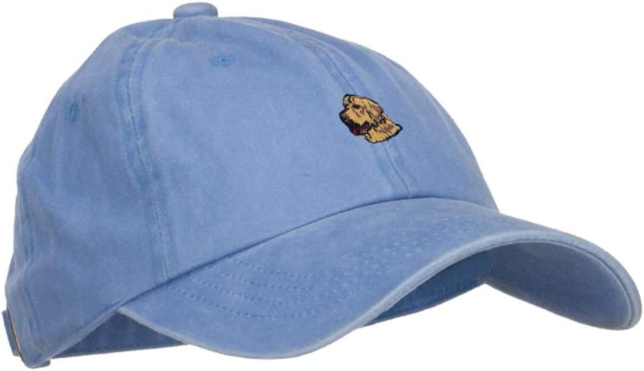 Golden Retriever Embroidered Washed Cap