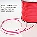 Rexlace - Plastic - Neon Red - 100 Yards