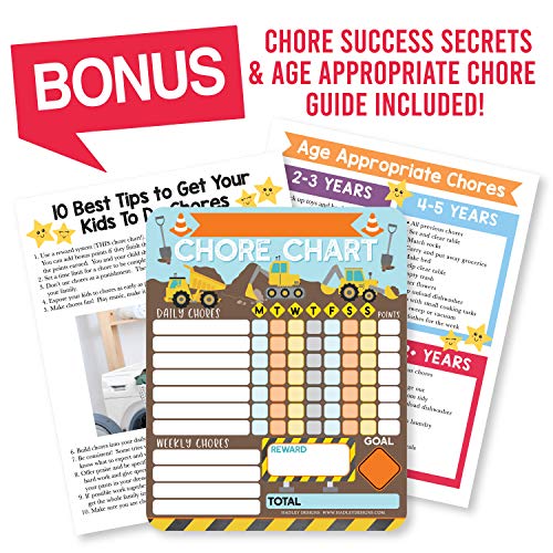 Image of Magnetic Chore Chart for Kids Dry Erase Reward Chart for Home and Classroom