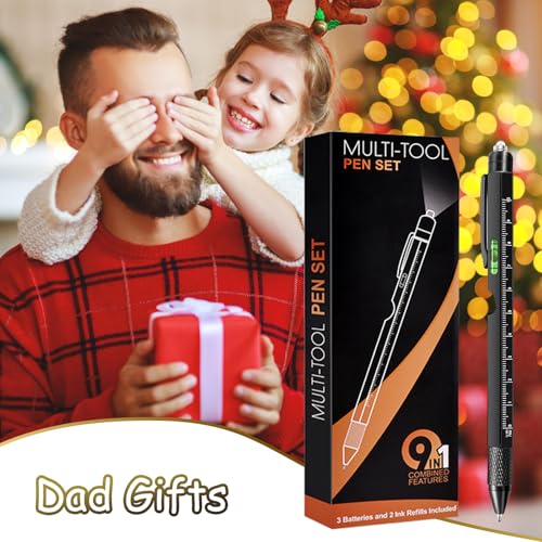 SAPGIF Stocking Stuffers for Men Dad Husband Him Adult 9 in 1 Multitool Pen - image 7