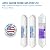 APEC Water Systems FILTER-SET-CTOP-PH US Made Replacement Filter Set For Ultimate Series Countertop Alkaline Reverse Osmosis Water Filter System Stage 1, 2&4