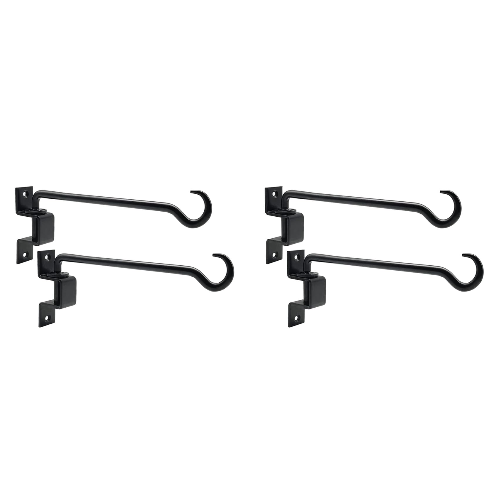 Vjsujehgy 12 Inch 4 Pack Swivel Plant Hangers Outdoor Heavy Duty - for Flowers Baskets Pots Bird Feeder Lanterns Wind Chimes