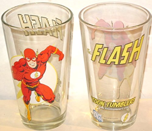 The Flash 'Toon Tumbler Pint Glass