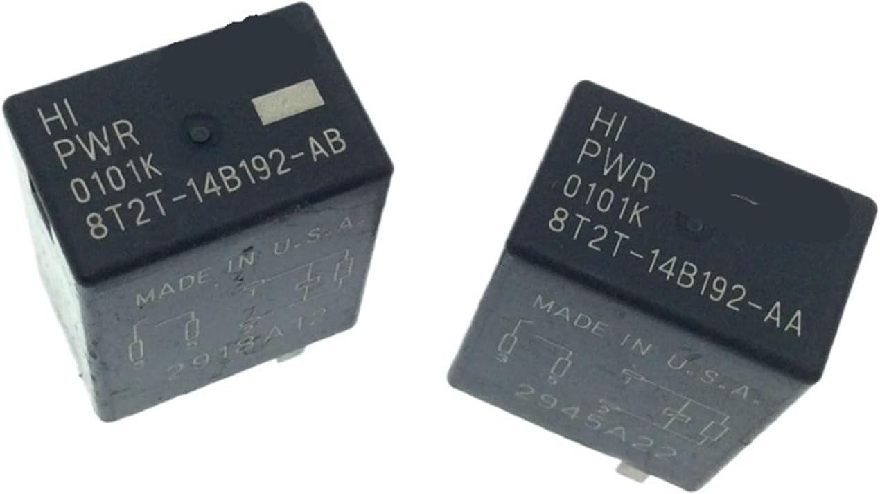 2pcs Automotive car Relay 8T2T-14B192-AA AB BA for Blower Horn 4PIN 5PIN(8T2T-14B192-BA 5pin)