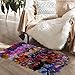 Chardin home Rainbow Shag Rug Multi Color | Boho Rug for Bedroom, Kitchen, Entrance Bathroom and More | Recycled Rag chindi Shaggy Rug 20x30 Inch.