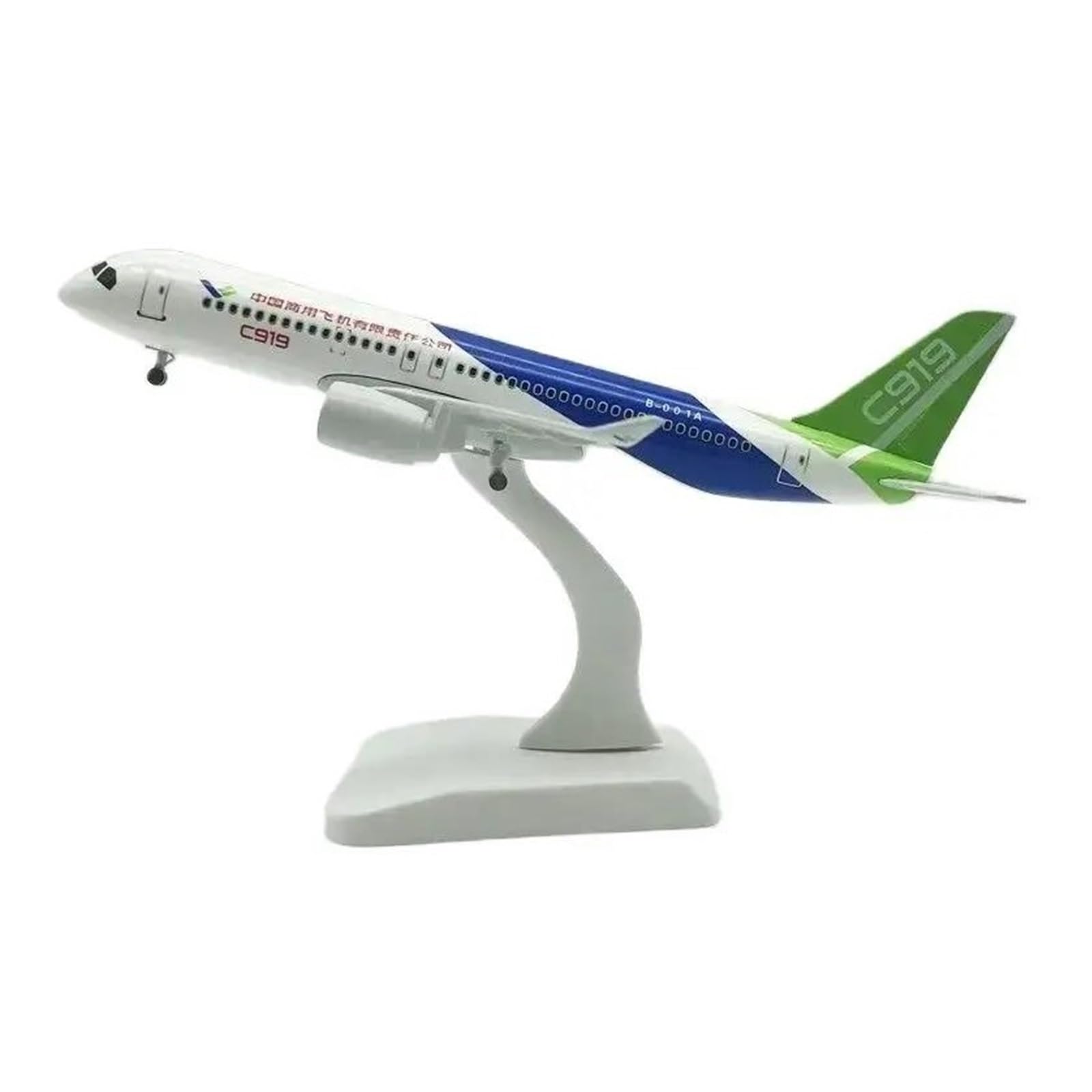 Skala samolotu 20CM 1:400 dla samolotów C919 Air Airlines Model samolotu Model samolotu Model samolotu pasażerskiego Dekoracyjne pamiątki Nadaje się do wyświetlania