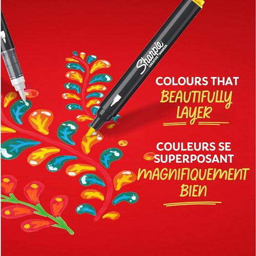 Image of Sharpie Creative Acrylic Markers - Brush Tip, Set of 2, 2196903