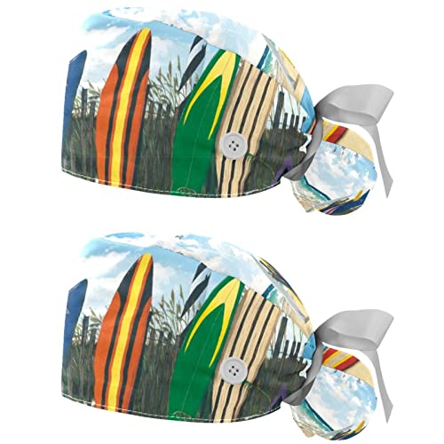 Chapeaux bouffants de travail et plage pour surfeurs et sessions en bord de mer