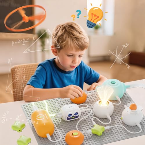 Science Kits for Kids, Circuit Exploration Kits with 448+ Electrical Circuit Projects Educational Electronics Toys for Boys & Girls Hands-On Engineering Toy, Birthday Gift for Ages 5 6 7 8 9 10 11 12 - Image 6