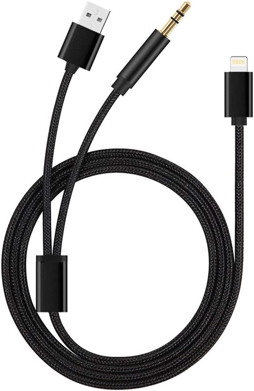 Going Car Aux Cable Compatible with iPhone X 3.5mm Headphones adapte Compatible for Phone XS/XS Max/X/8/8 Plus/7/7Plus Pod Pad,Headphone,Stereo,Speaker