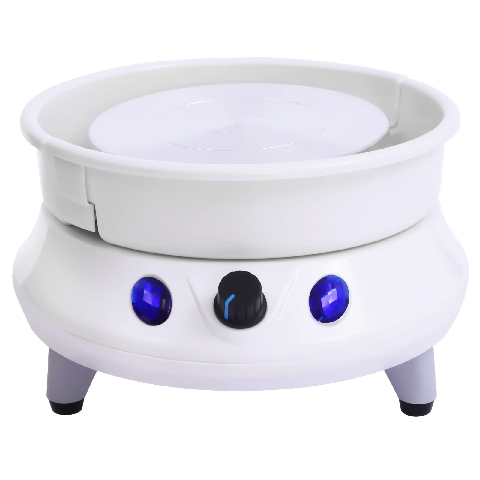 TY-01 - Disco elettrico per ceramica con piastra girevole da 15 cm, motore da 120 W e lavandino rimovibile in ABS, mini macchina in ceramica portatile fai da te per principianti, appassionati