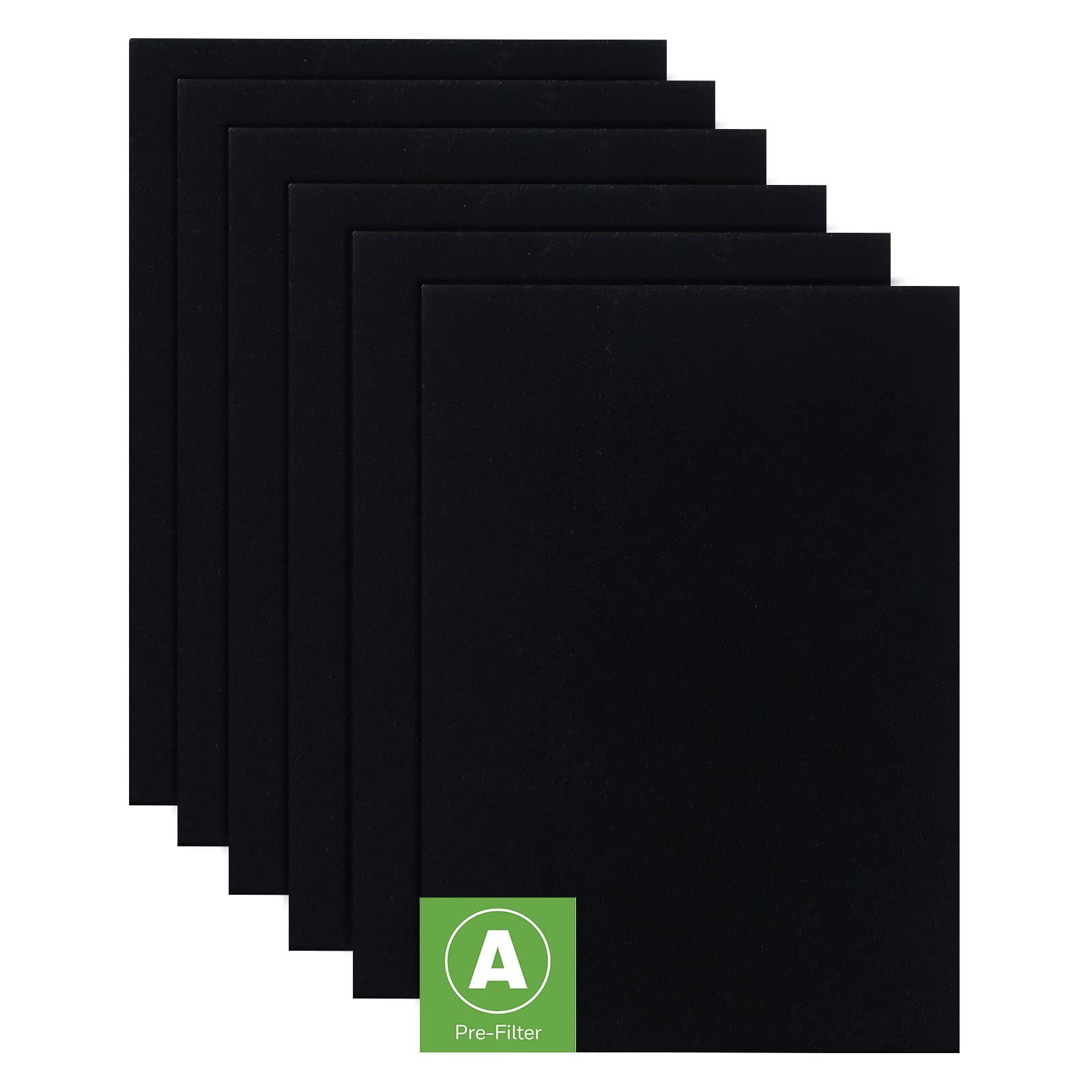 HRF-A300 Pre Filter A Replacement for Honeywell HPA300 Series HEPA Air Purifier, 6-Pack Pre-Cut Carbon Pre Filter[Amazon-developed Certification] Compact by Design