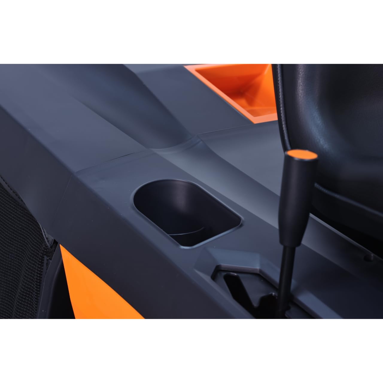Tondeuse Thermique autoportée FUXTEC FX-RMR66, Tracteur de pelouse eStart, 2500 m2, Largeur de Coupe 66 cm, 6 CV, bac 150 L, Hauteur de Coupe réglable, pour Grandes Surfaces