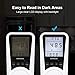 SURAIELEC Watt Meter, Plug-in Socket Power Meter, Auto Cost Calculator, Backlit Large Display, Overload Protection, Kilowatt Wattage Voltage AMP Tester, Electricity Usage Electrical Energy Monitor