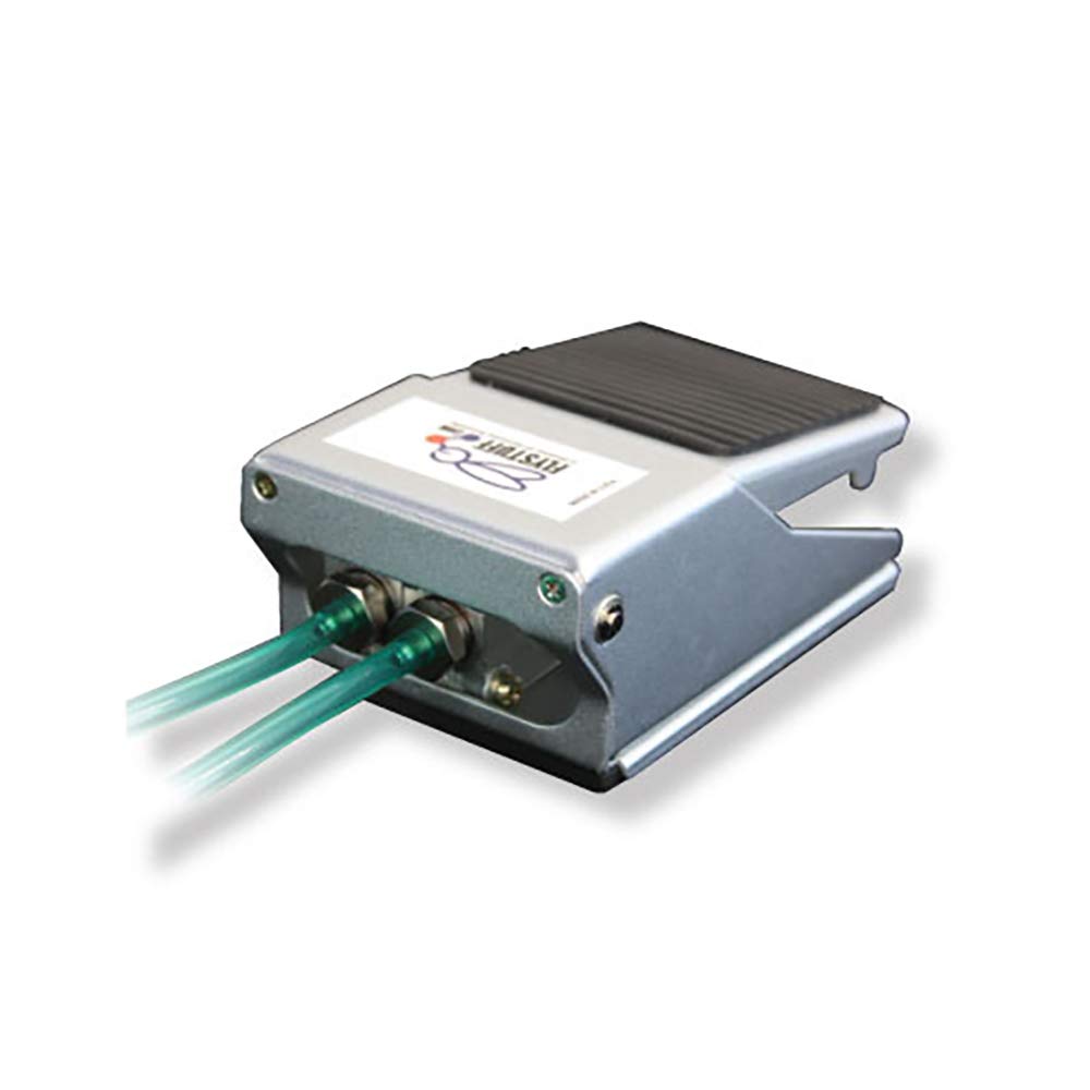 Electric Foot Pedal Switch w/Input Size of 1/8in. ID – Foot Pedal Light Switch for Drosophila Workstation – Footswitch w/ 10ft of Green Tubing – CO2 Anesthetizing Machine Foot Pedal