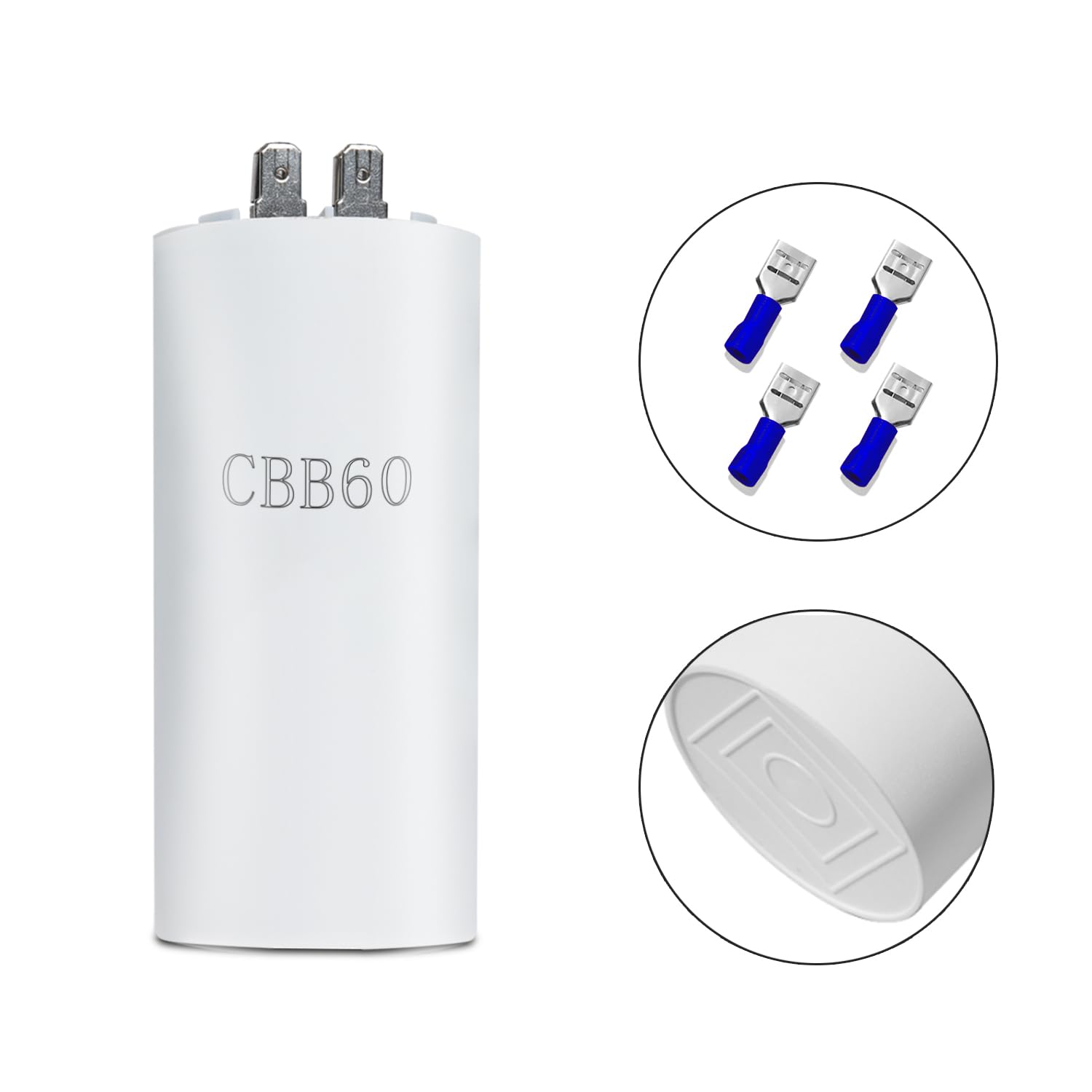 Iruihoo CBB60 40UF Condensatore di avviamento 450V 50/60Hz
