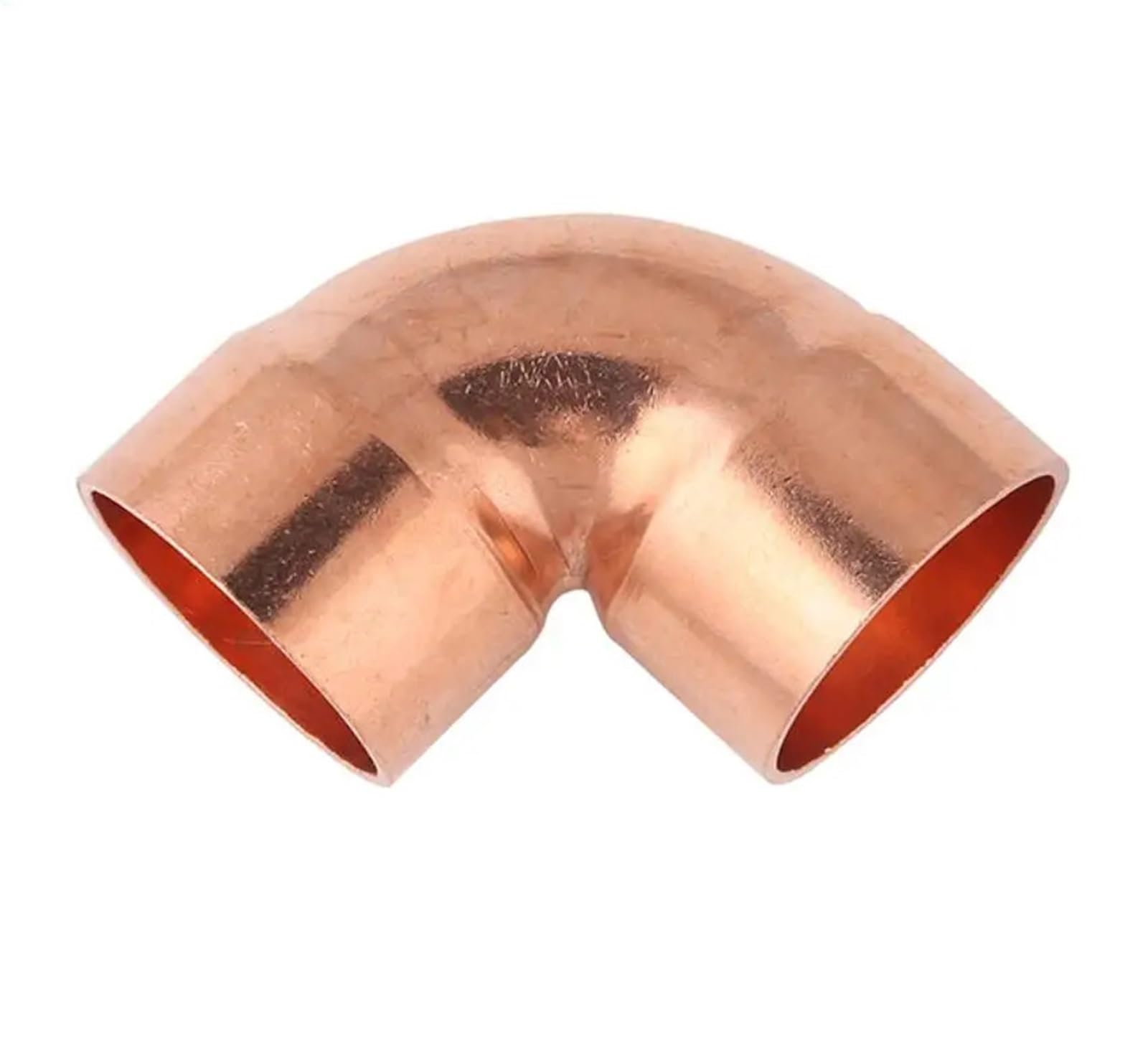 Raccord de plomberie en cuivre pur de 16, 18, 18, 20, 22, 28, 32, 35, 28, 45, 50, 45, 60 mm de diamètre intérieur, coude à 90 degrés, raccord de plomberie(ID 32mm Wall 2.0mm)
