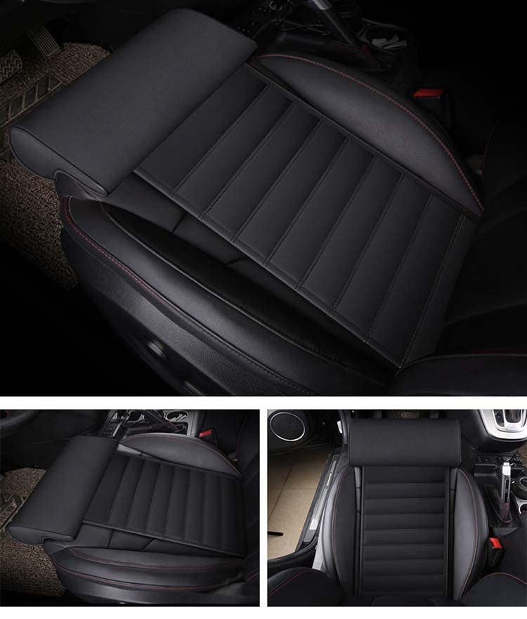 Verstelbare autostoelverlenger,auto dijsteun verlenging.Auto been ondersteuning kussen.Used in lange afstand rijden,kantoren,verlichting been vermoeidheid,Black-Bar