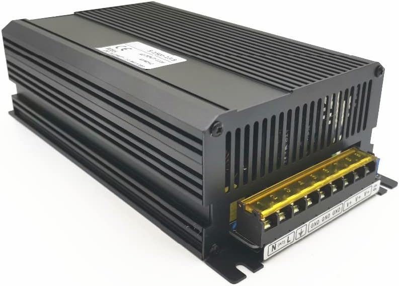 Switching Power Supply 72V 20A 1500W Power Adapter Driver Transformer 110V AC DC 20A for CCTV, Computer Project, 3D Printer, LED Strip Light, Router