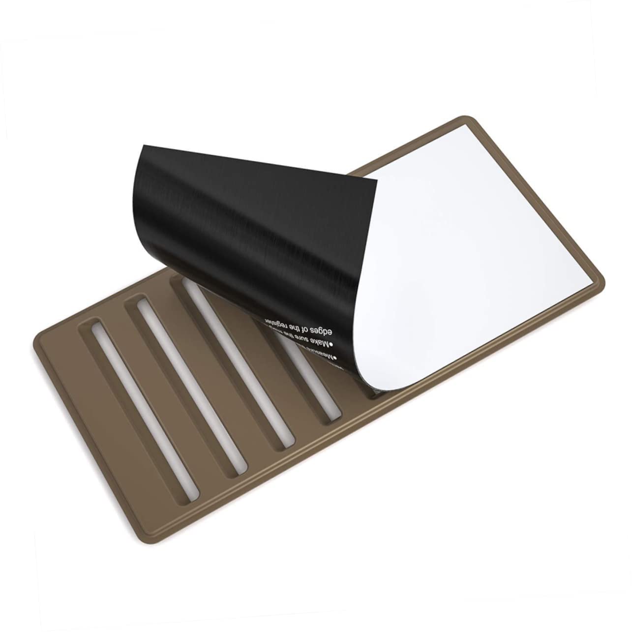Cubierta Magnética de Ventilación de Aire 30x14 CM Pack de 4 Blanco | Imán para Rejillas de Pared y Suelo, Sellado de Doble Capa, Material Magnético, Color Blanco, Fácil Instalación