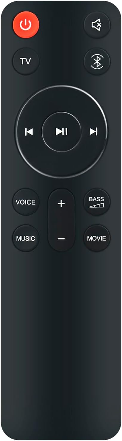 Replacement Remote Control Commander Compatible with JBL Cinema SB560 / SB550 / SB510 / JBLSB510BLKAM / JBLSB510BLKEP / JBLSB550BLKAM / JBLSB510BLKEP-Z Soundbar Speaker System