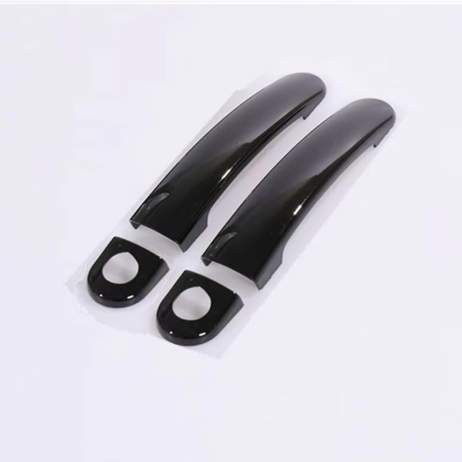 Tpsobru E Car Sid Door Handl For Seat For Leon Mk2 1P Fr + Cupra 2006~2012 Gloss Black Chrom Car Door Handl Covers Accessories Styling Stickers(E)