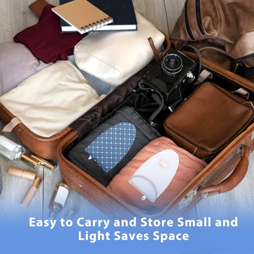 Andibro Garment Steamer Bügelhandschuhe, Dampf Handschuh mit Fingerschlaufe Hitzebeständiger Wasserdichter Bügelhandschuh Anti Dampf Handschuh Garment Steamer Zubehör für Kleidung Hemden (Blau)