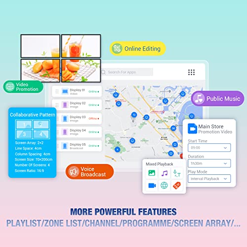 Link&Link Intelligent 4K Digital Signage Player, App And Pc Remote Control, Rich Customizable Templates, Schedule Playlists, Diy Video Wall Solution, 1 Free Player Per Account Or Buy Activation Code #TOP3