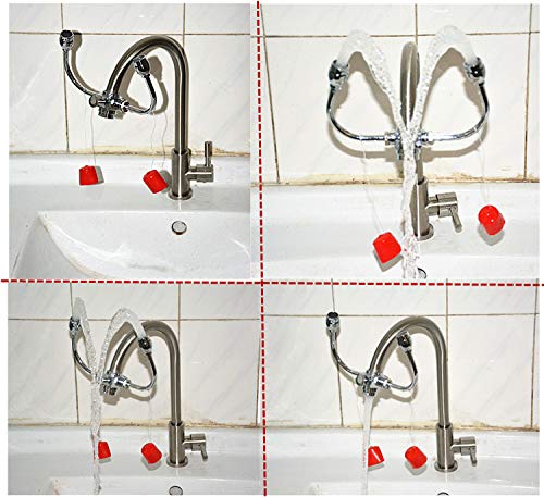 CGOLDENWALL Estación de lavado de ojos montada en grifo, unidad de lavado de ojos de emergencia, lavadora de ojos de laboratorio, ducha de seguridad de cobre, ducha de descarga para laboratorio e