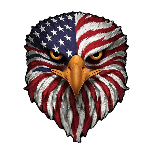 Car Stickers - Patriotic Adhesive Decals,Patriotic Car Window Stickers,for Doors Laptops Walls Toolboxes Lockers Trucks Refrigerator