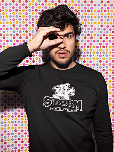 CreateMyTee | Lake Erie College Storm Crewneck Sweatshirt3