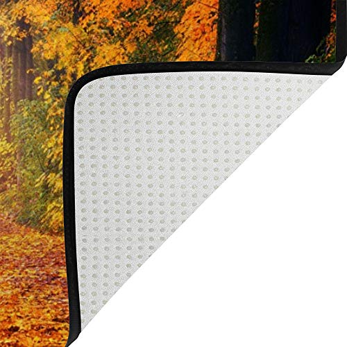 Tapis d'automne salon velours corail pour sol froid - 5