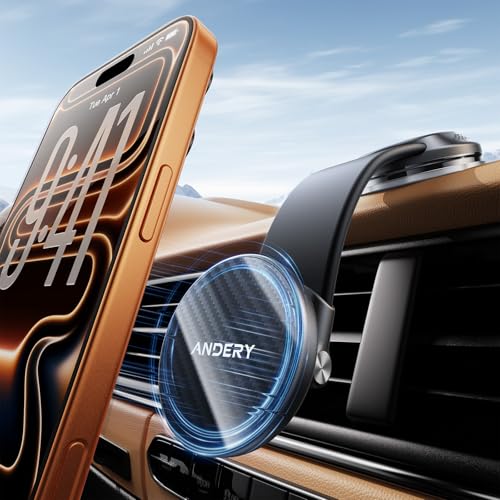 MagSafe Car Phone Holder with Adjustable Magnetic Mount