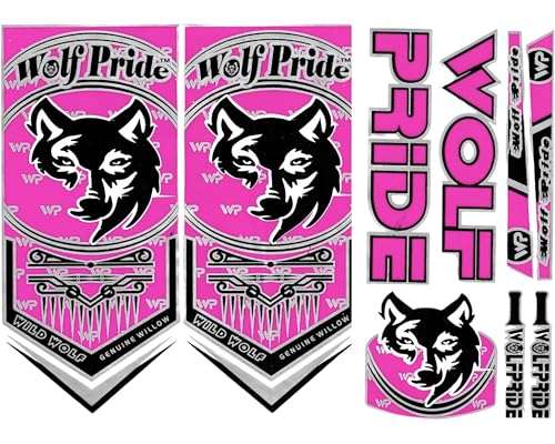Image of Vinyl Cricket Bat Sticker (Wild Cricket Bat Sticker, Pink)