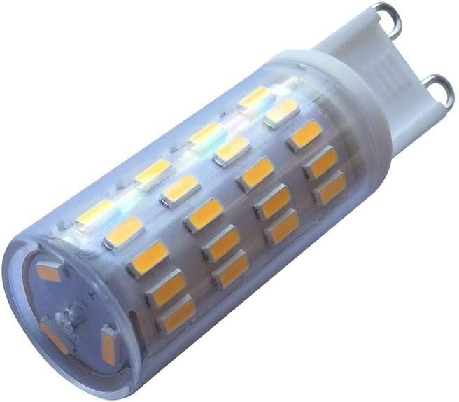 G9 LED Light Bulb, 12-24 Volt AC/DC 5W 63LED 4014, 400-450 Lumen, Warm White 3000K/Cool White 6000K, for RV Camper Marine,Solar Power Light and Off Grid 5- Pack (Color : Warm White)