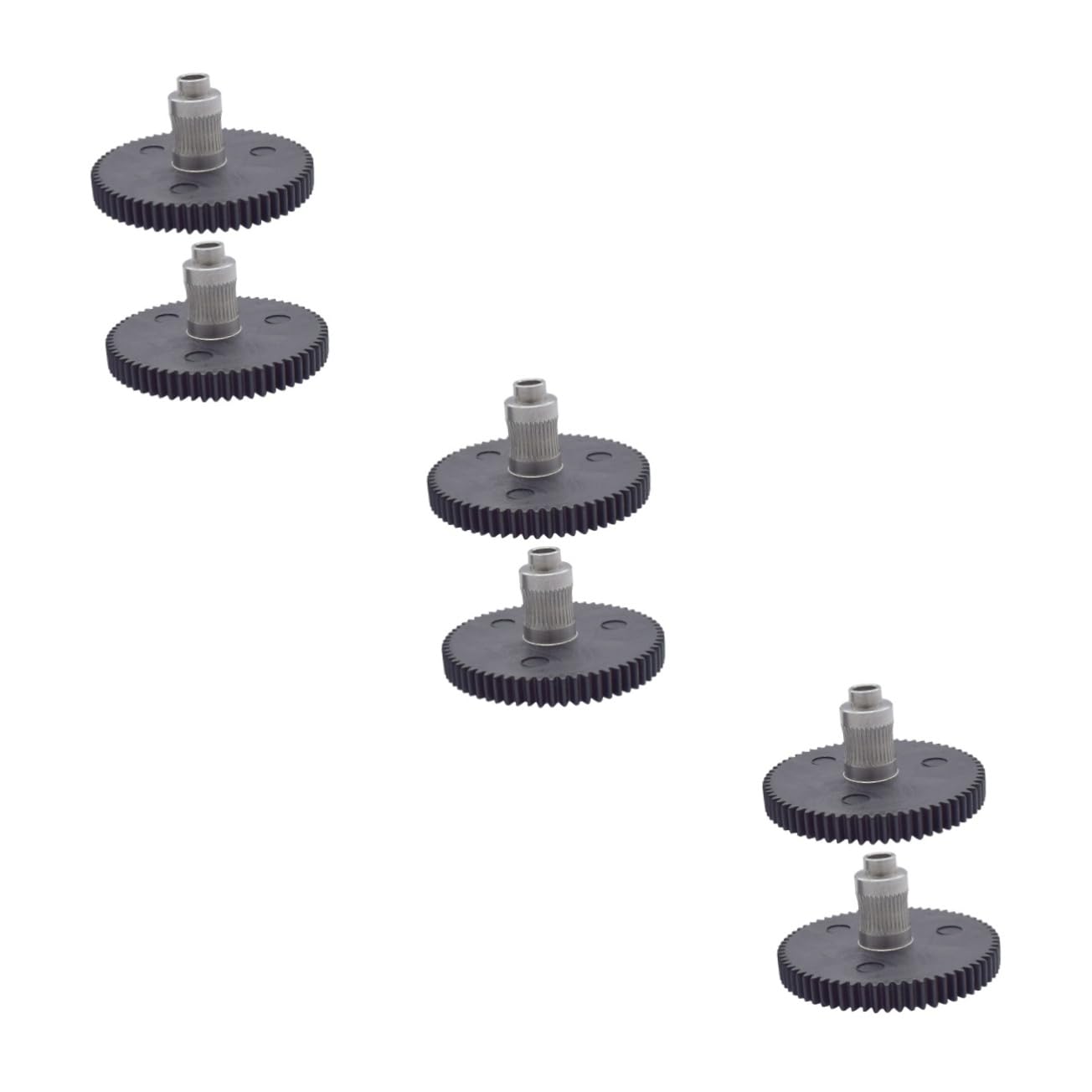 SOLUSTRE 6piezas Printer Extruder Gear Hobs Rueda De Extrusión De Dientes De Repuesto Para Impresoras Inoxidable