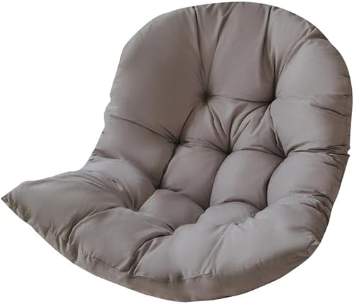 Miniatura 7 de Cojín de repuesto para silla de huevo colgante, cojín para silla de columpio de hamaca, cojín de silla colgante de interior, cojín de asiento de