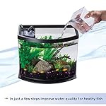 Aqueon LED MiniBow Small Aquarium Fish Tank Kit with SmartClean Technology, Black, 5 Gallon - Image 4