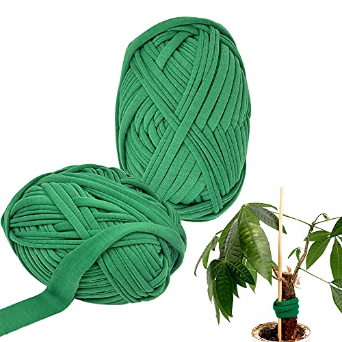 JAOMON Cable de jardín elástico Suave de 32 metros Cable de jardín Verde Soporte Cover