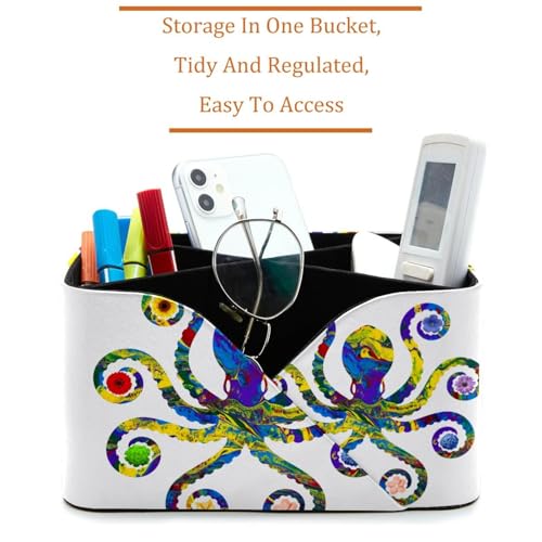 Organiseur de bureau pieuvre à 4 compartiments pour stylos