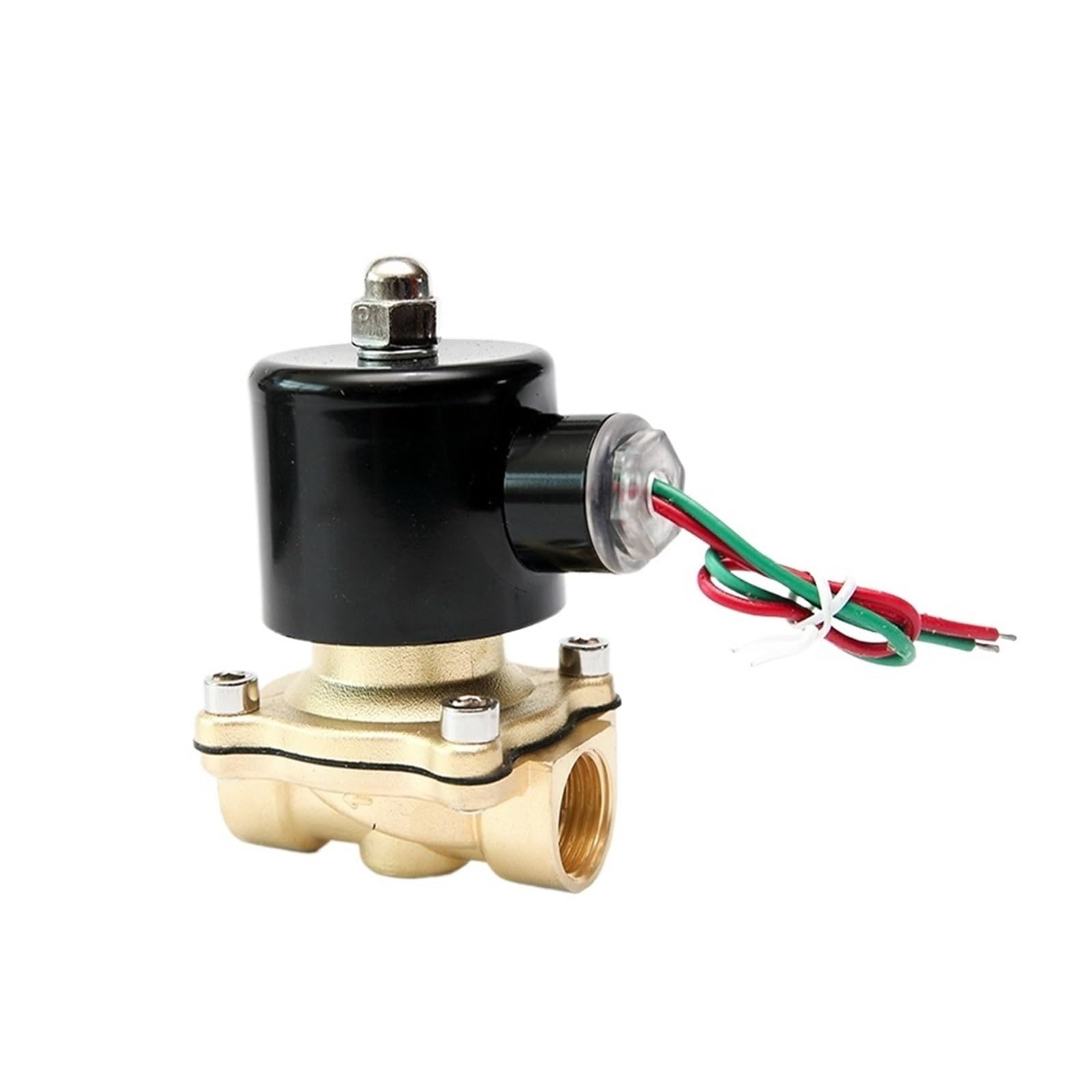 UWUKCJOKQ 1/8" 1/4" 1/2" 3/4" 1" 2" Normally Closed Brass 220V 24V 12V 24VAC Electric(Epdm-seal-24vac)
