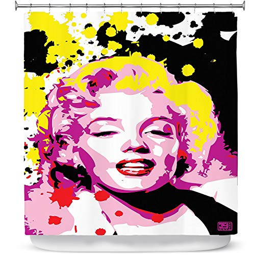 Dia Noche Designs Bathroom Shower Curtains by Ty Jeter - Marilyn Monroe lV
